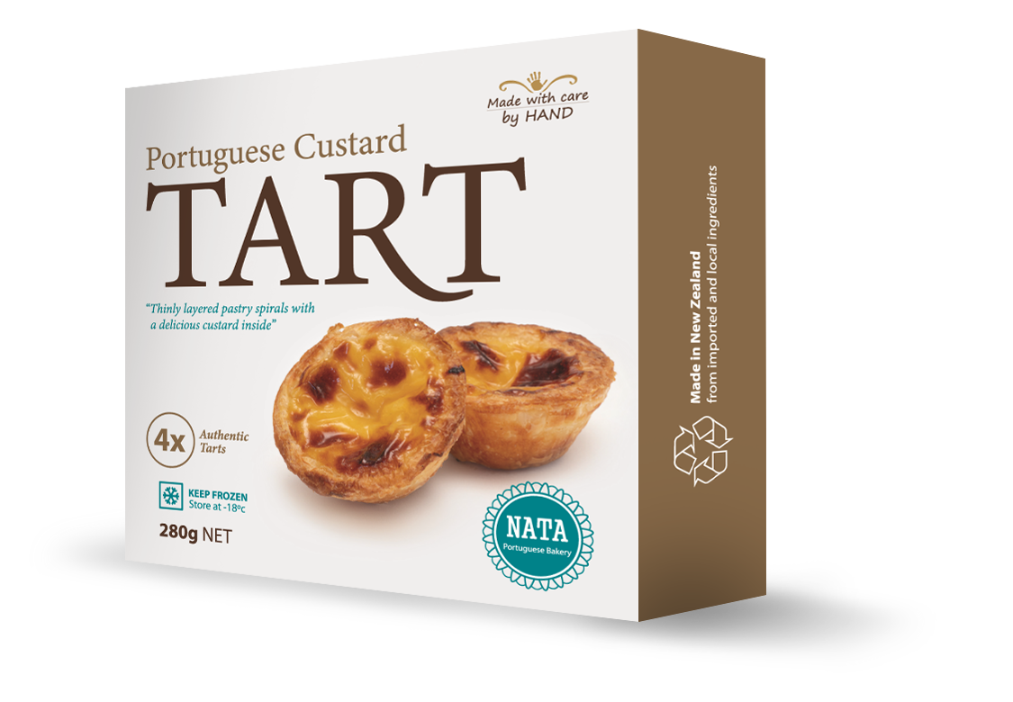 Portuguese Custard Tart  - 4 tarts